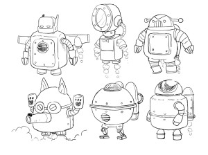 Robot Boss - Rough Sketch